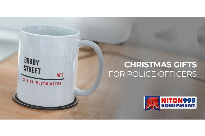 Christmas gift mug for police officers