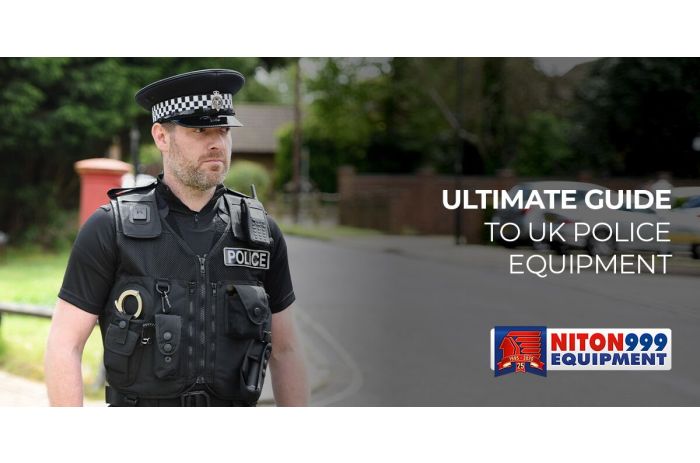 Police officer with black uniform