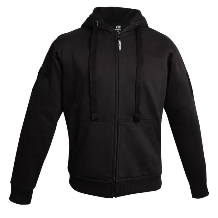 epine é ribbon piping zip hoodie black Niton Tactical Black Zip Up Hoodie – Customisable