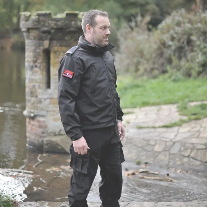 Niton Tactical Black Softshell Jacket – Durable, Warm