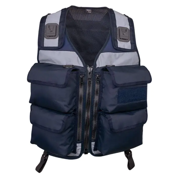 トップス Navy)Brook Big Pocket Nylon Vest L Navy)Brook Big Pocket Nylon Vest L