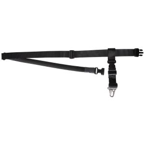 This unique single-point sling is constructed of high-strength 1.25" wide nylon webbing with an elliptical bungee for comfort and support