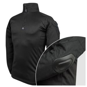 Niton Tactical Mission UBACS with Removable Elbow Pads – Black Tactical Shirt