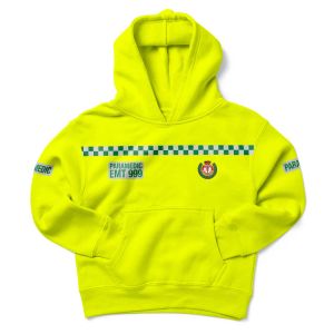 Children's Hi-Vis Paramedic Hoodie - front