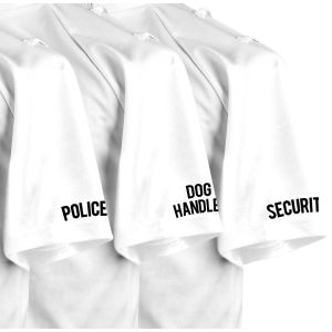 Black Comfort Shirt Stencil Logos - Pairs