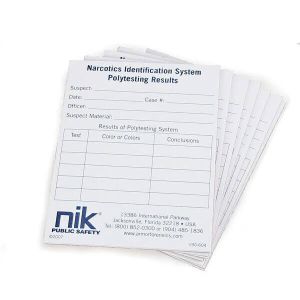 NIK® Public Safety P-10 Polytesting Report Pad