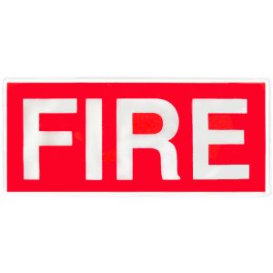 Fire Hook & Loop Reflective Badges