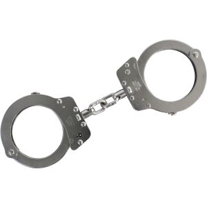Hiatt Oversized Steel Chain Handcuffs - Nickel