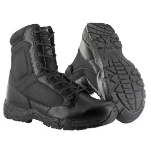 Magnum Viper Pro 8" Boots with Side Zip, black leather tactical boots, tactical footwear