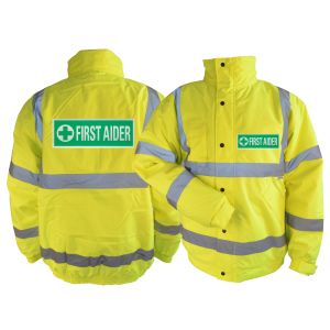 Hi-Vis First Aid Blouson Jacket - Yellow