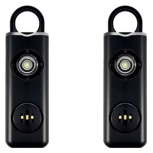 Mates Rates – 2 x Personal Alarm & Bluetooth Tracking device – Black 