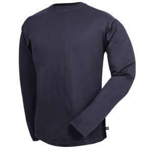 Niton Tactical Navy Long Sleeve T-Shirt - 100% Ringspun Cotton 