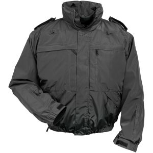 Mission 5 Jacket - Black, Black Multifunctional Jacket, Tactical Jacket
