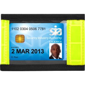 Nylon Hi-Vis ID Holder with Dock