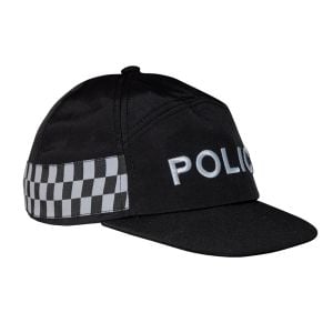 Navy Blue Peaked Security Flat Cap - Niton999