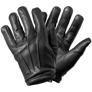 Niton Tactical Search Gloves, Black Leather Search Gloves