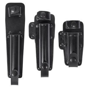 Niton Tactical Autolock Baton Holder, black autolock baton holder, leather baton holder for autolock batons