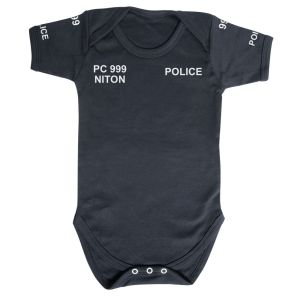 CUSTOMISE ME - Infant's Police Baby Grow