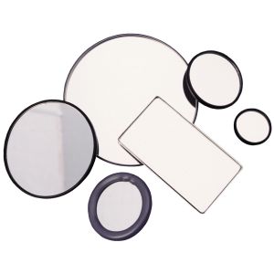 140mm Diameter Convex Mirror w/ Protective Rubber Ring