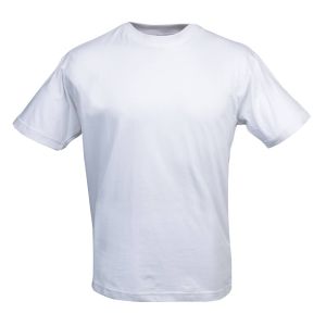 White Heavyweight T-Shirt - 100% Ringspun Cotton 