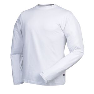 Niton Tactical White Long Sleeve T-Shirt - 100% Ringspun Cotton 