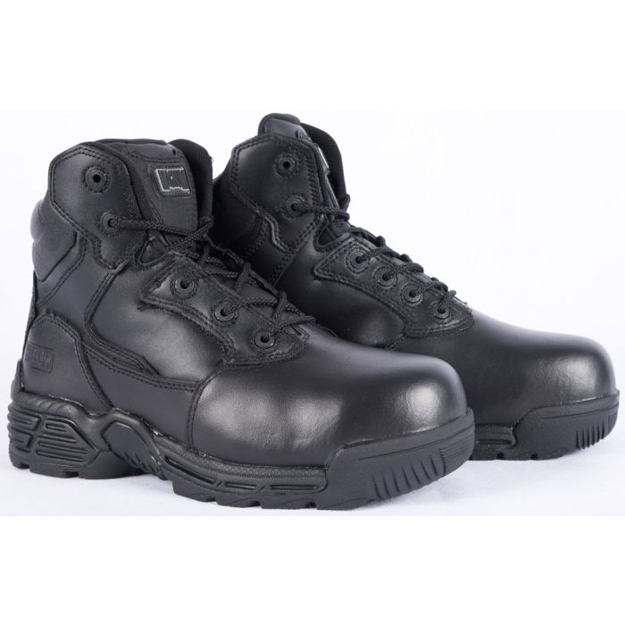 Nylon Tactical Uniform Boots UK 4-8 Magnum Stealth Force 8.0 Black Leather 