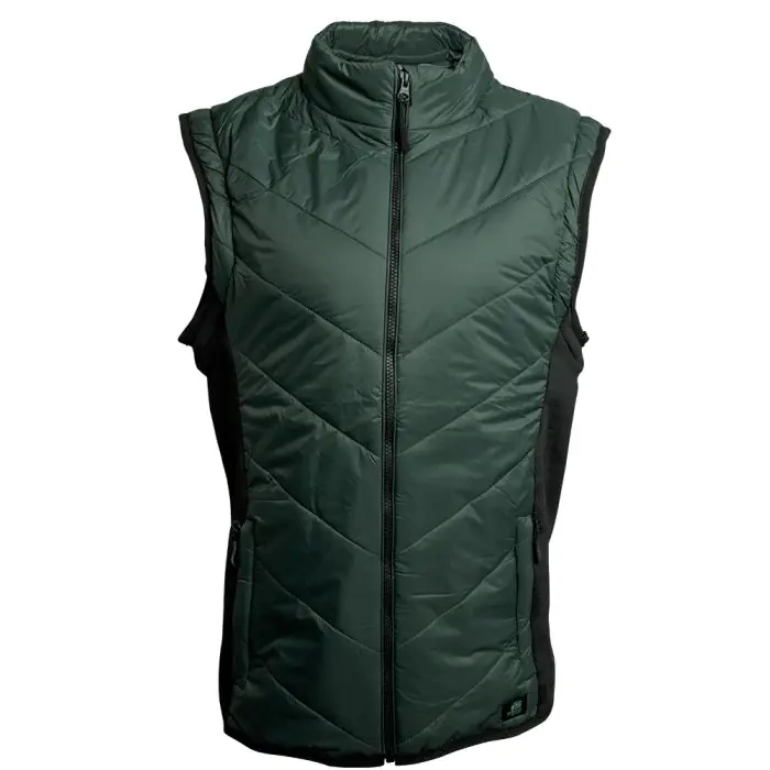Mission 2 EMS (Ambulance) Green Puffer Jacket with Removable Sleeves