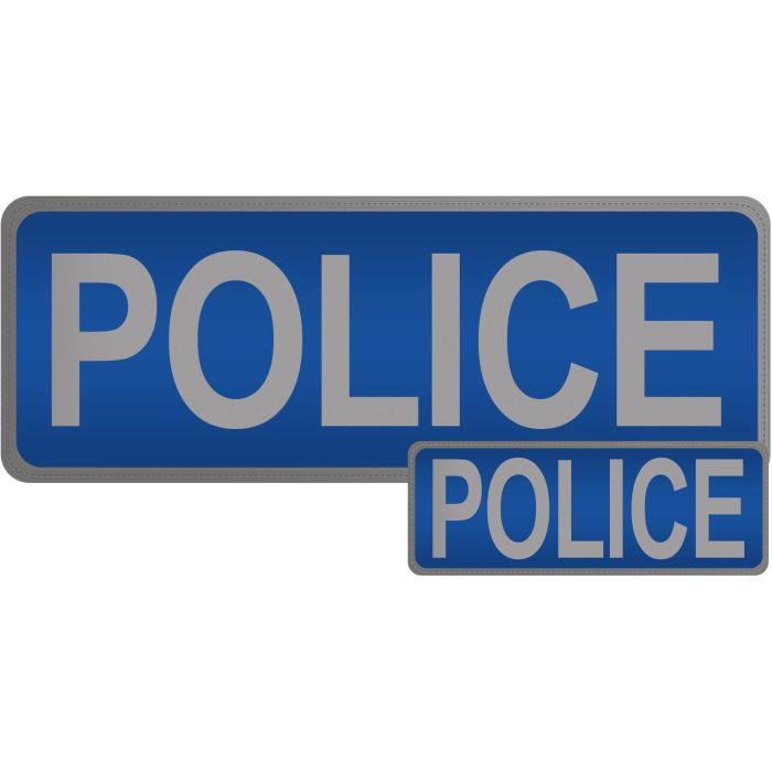 Police Badge Metal Sign 18 x 18 Inches
