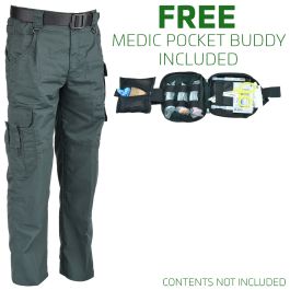 Mens Ambulance Green Paramedic Uniform Combat Trousers  Police Supplies