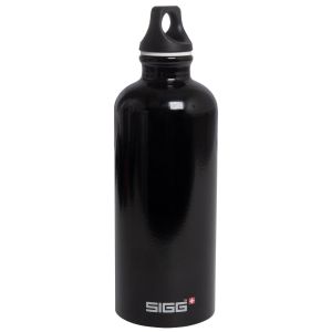 The Swiss original in a classic design. Made from a single piece of high-quality aluminium, making it light and strong. It keeps a tight seal, even with carbonated drinks. 0.6 Litre version.