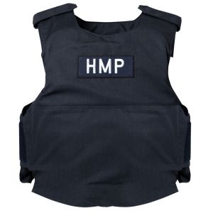MOJ Specification Armour & Carrier Including HMPS Badge - Front