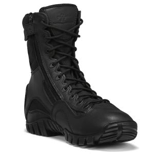 Belleville Hot Weather Lightweight Tactical Side-Zip Boot | Even in hot weather, highly breathable cowhide leather boots with nylon fabric keep your feet cool.