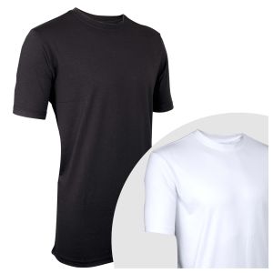 Blauer Action Tri-Blend T-Shirt - Athletic fit is not too tight or too loose, perfect for layering or standalone wear. Dropped shoulder design for comfort and range of motion, with extra-long shirttails to keep you tucked in.