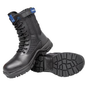 Blueline Patrol 8" Side Zip Safety Waterproof Boots
