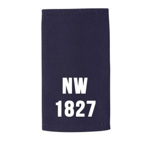 Navy Slider Epaulettes with Heat Applied Text