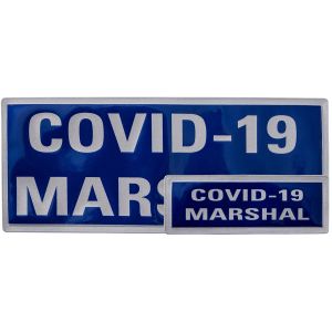 Covid Marshal Reflective Badges