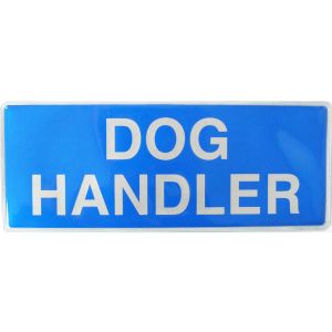 Dog Handler Sew On Reflective Badges