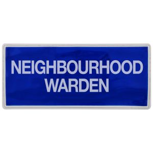 Neighbourhood Warden Sew On Reflective Badges