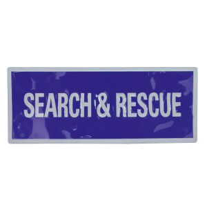 Search & Rescue Hook & Loop Reflective Badges