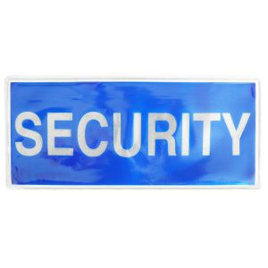 Security Sew On Reflective Badges