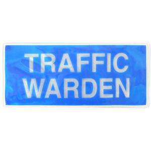 Traffic Warden Sew On Reflective Badges