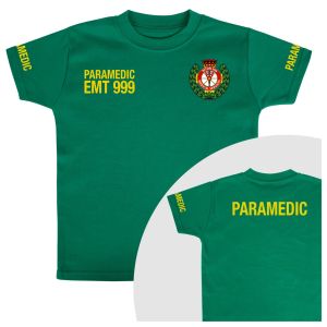 Kids T-Shirt - Standard Customisation - Paramedic - Front & Back View