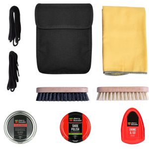 Tactical shoe cleaning kit, boot cleaning kit, footwear cleaning kit