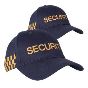 MATES RATES Cotton Security Baseball Cap – 2 Caps