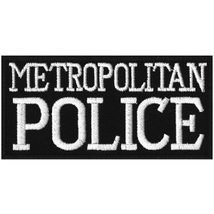 Embroidered Metropolitan Police Badge - Small