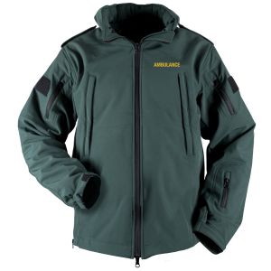 Niton Tactical EMS Soft Shell Jacket With Ambulance Embroidery - Front