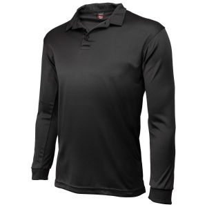 Niton Tactical Long Sleeve Comfort MAX Polo Shirt - Black - Combining the performance fabric of our comfort shirt with the traditional polo styling, we have created the ultimate polo shirt just for you.