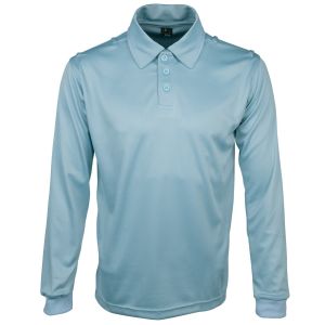Niton Tactical Comfort MAX Long Sleeve Polo Shirt - Sky Blue - Combining the performance fabric of our comfort shirt with the traditional polo styling, we have created the ultimate polo shirt just for you.