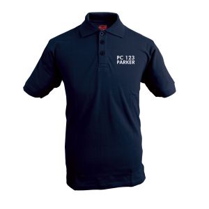 Embroidered Polo Shirt - Navy