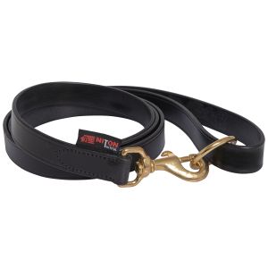 Niton Tactical Elite K9 Single Lead, dog training, dogs, police dog. Handcrafted in Sussex, using only the finest leather and brass fittings.  The Niton Tactical Elite range of collars and leads will last a lifetime. 